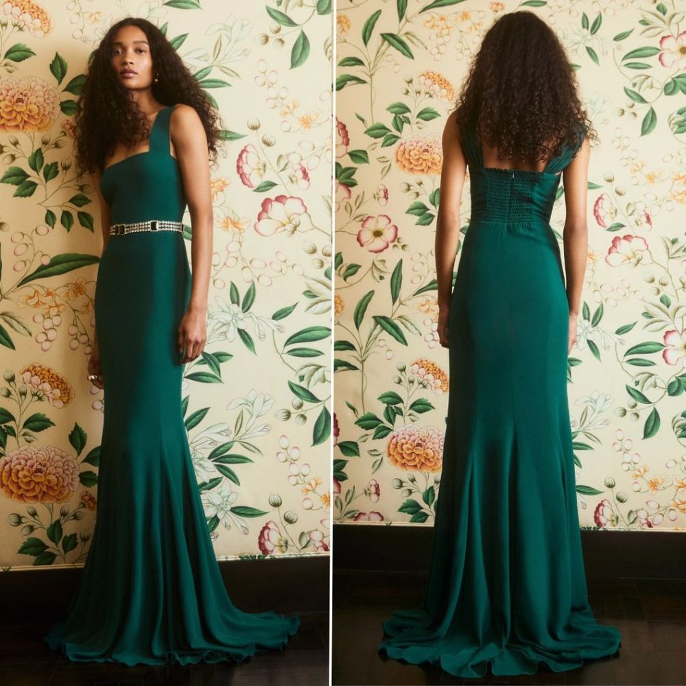 *NWT* REFORMATION Ballina Formal Mermaid Dress - Spruce Green - Size 4
